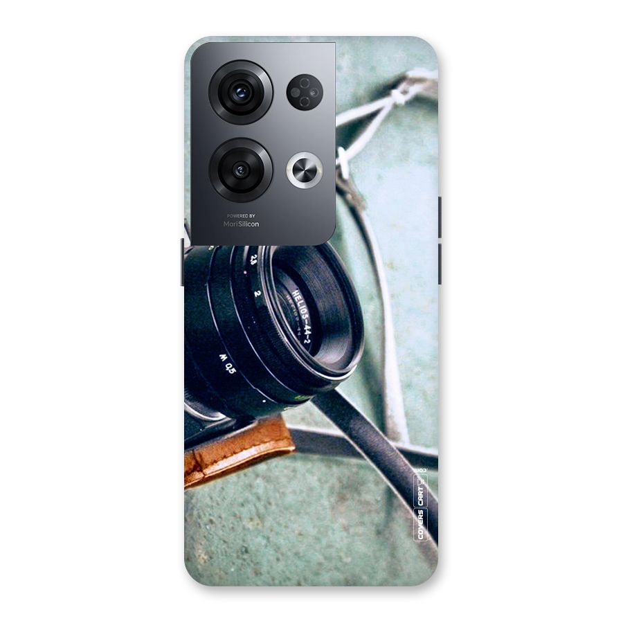Leather Camera Lens Back Case for Oppo Reno8 Pro 5G