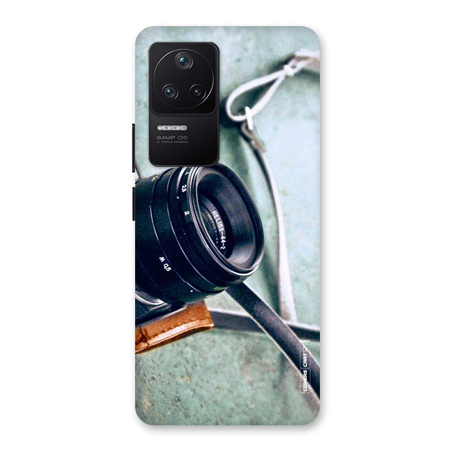 Leather Camera Lens Back Case for Poco F4 5G