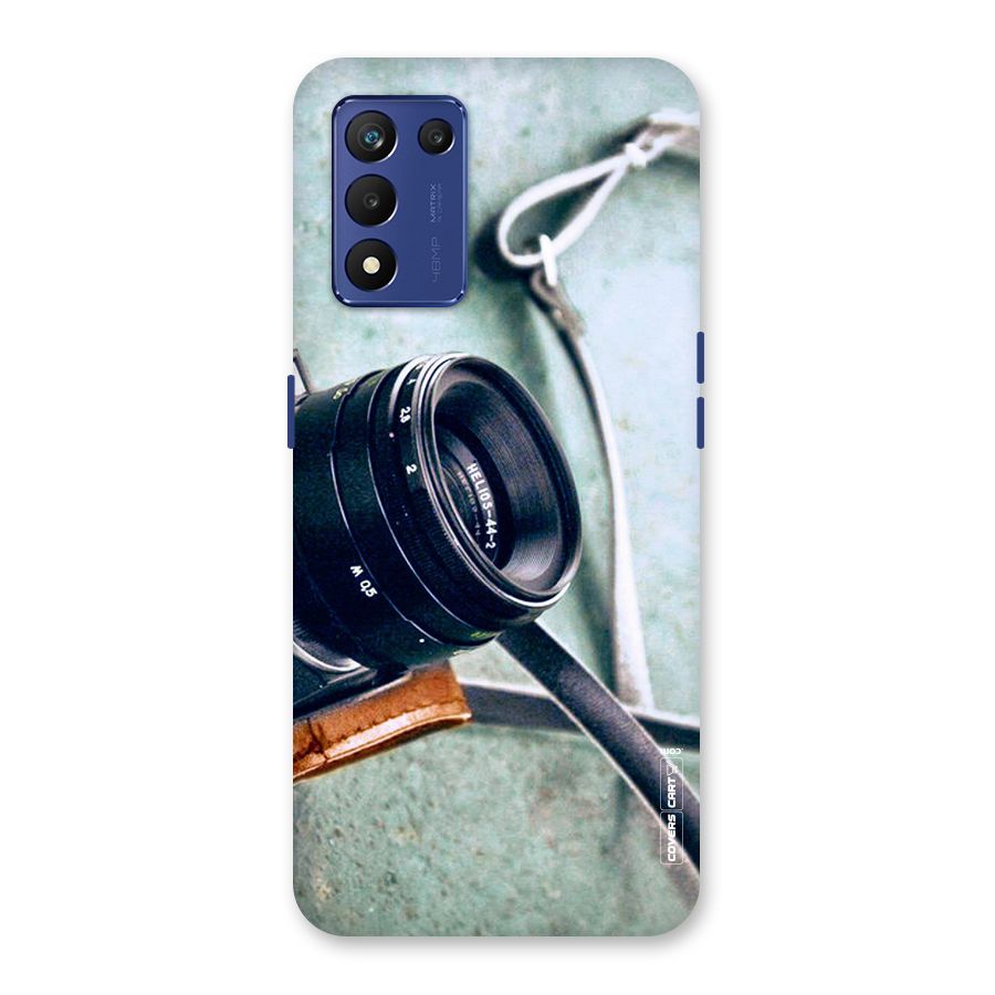 Leather Camera Lens Back Case for Realme 9 5G Speed