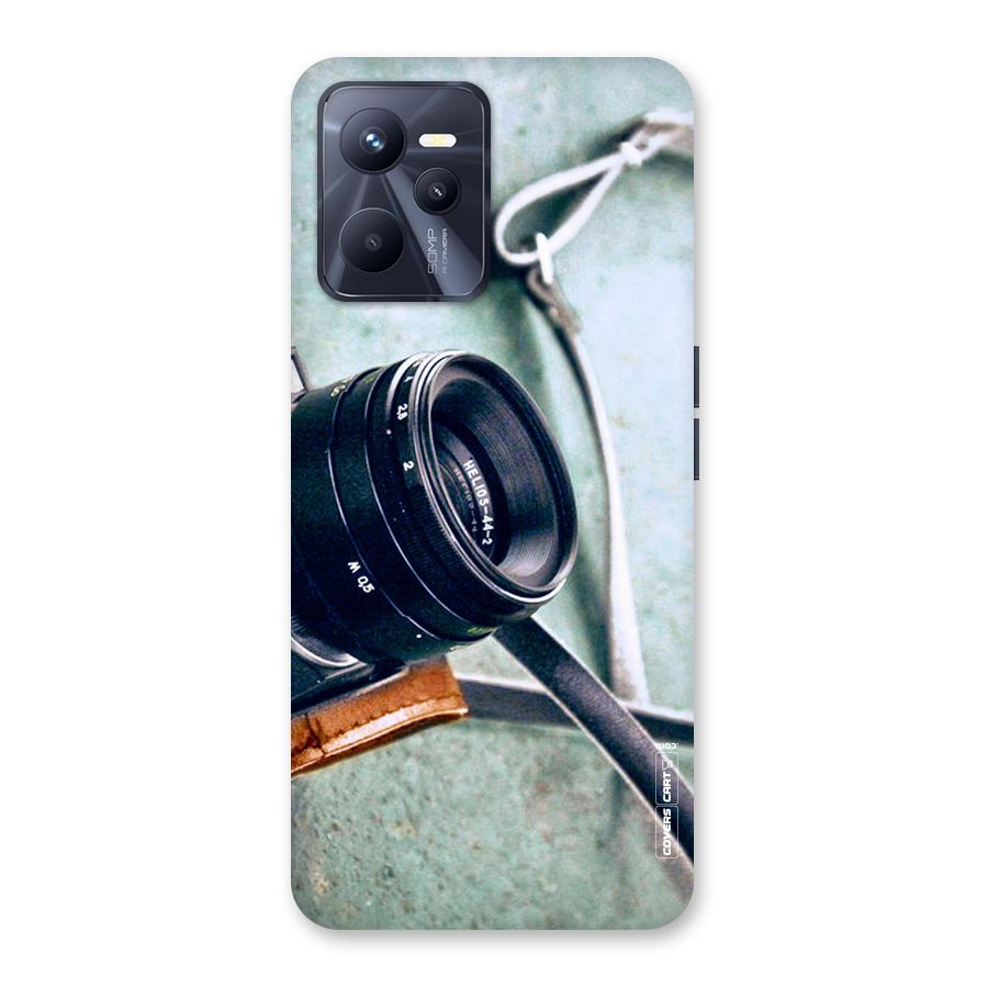 Leather Camera Lens Back Case for Realme C35