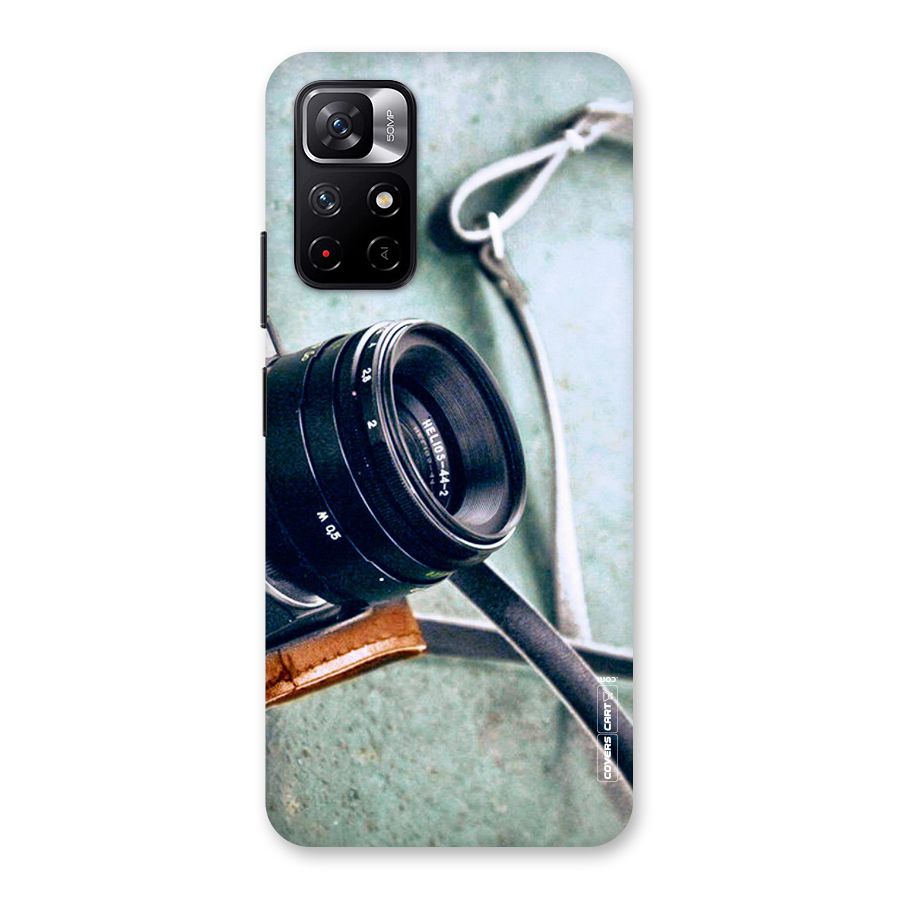Leather Camera Lens Back Case for Redmi Note 11T 5G
