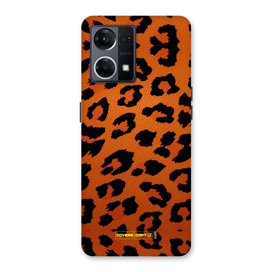 Leopard Glass Back Case for Oppo F21 Pro 5G