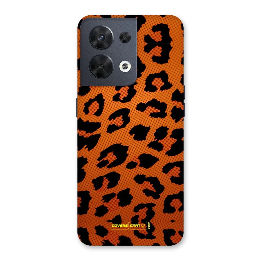 Leopard Back Case for Oppo Reno8 5G