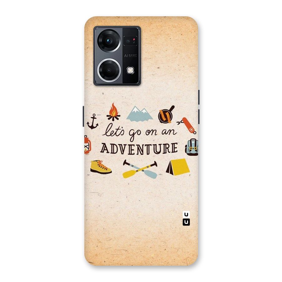 Lets Adventure Life Glass Back Case for Oppo F21 Pro 5G