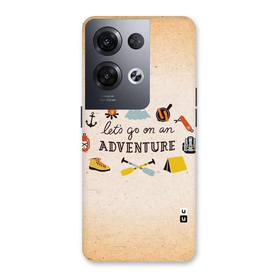 Lets Adventure Life Back Case for Oppo Reno8 Pro 5G