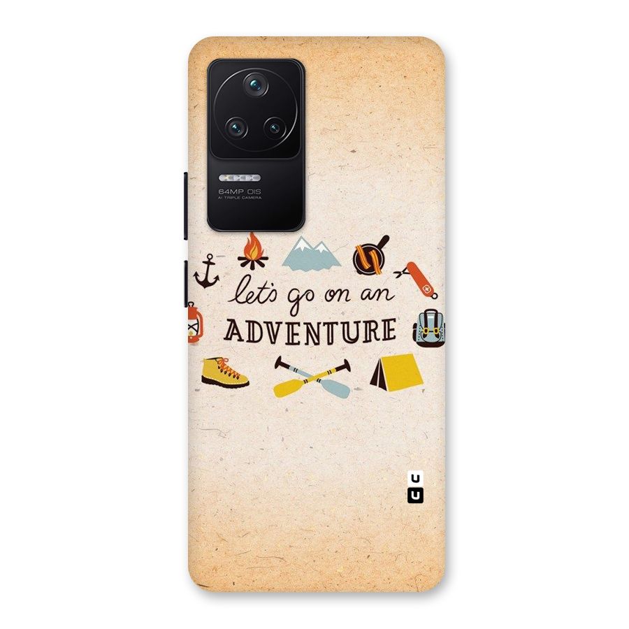 Lets Adventure Life Back Case for Poco F4 5G