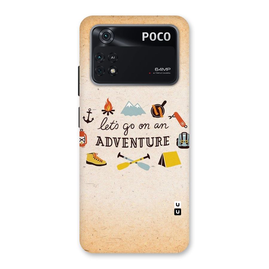 Lets Adventure Life Back Case for Poco M4 Pro 4G