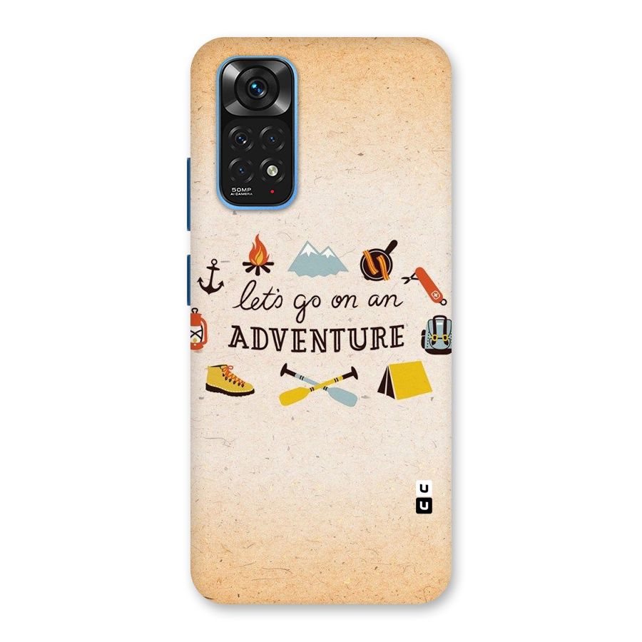 Lets Adventure Life Back Case for Redmi Note 11S