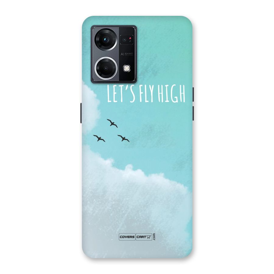 Lets Fly High Glass Back Case for Oppo F21 Pro 5G