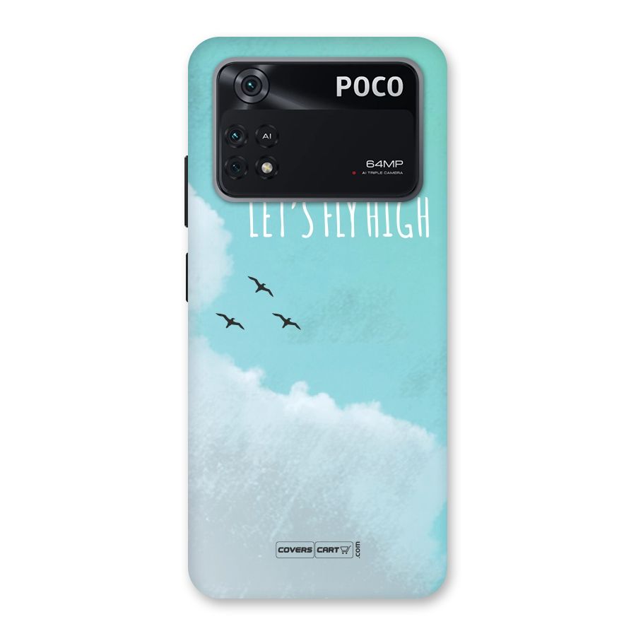 Lets Fly High Back Case for Poco M4 Pro 4G