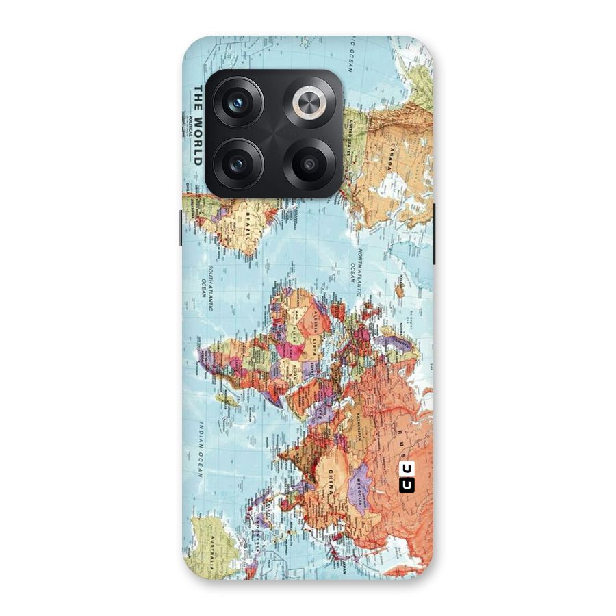 Lets Travel The World Back Case for OnePlus 10T