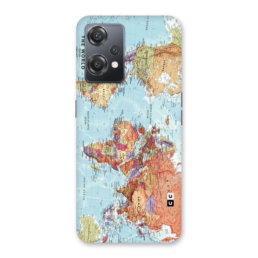 Lets Travel The World Back Case for OnePlus Nord CE 2 Lite 5G