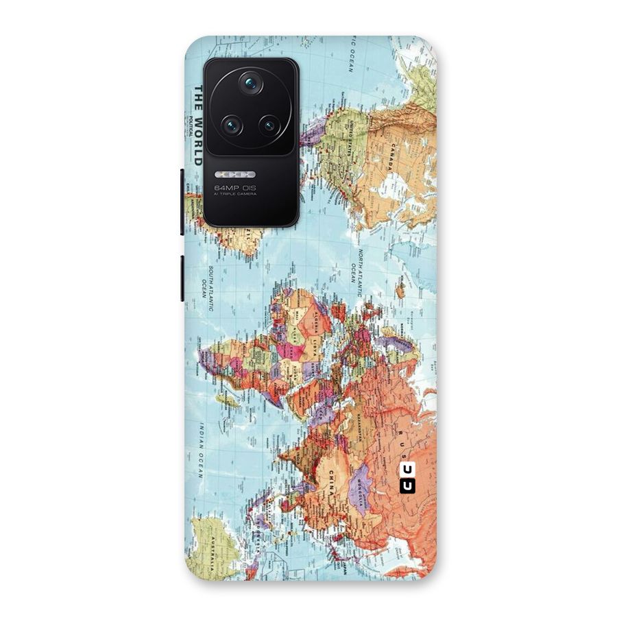 Lets Travel The World Back Case for Poco F4 5G