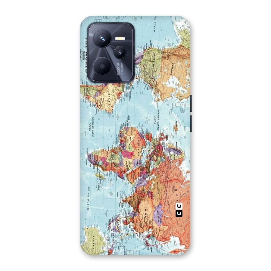 Lets Travel The World Back Case for Realme C35