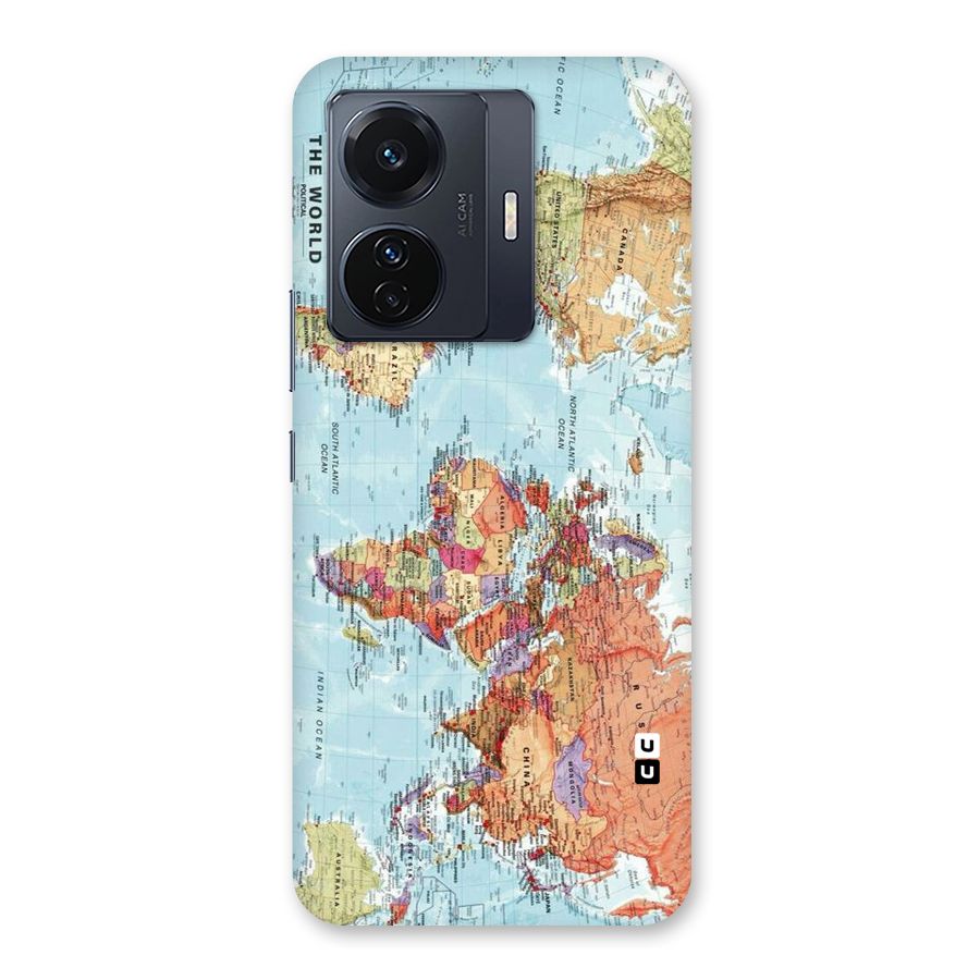 Lets Travel The World Back Case for Vivo T1 Pro