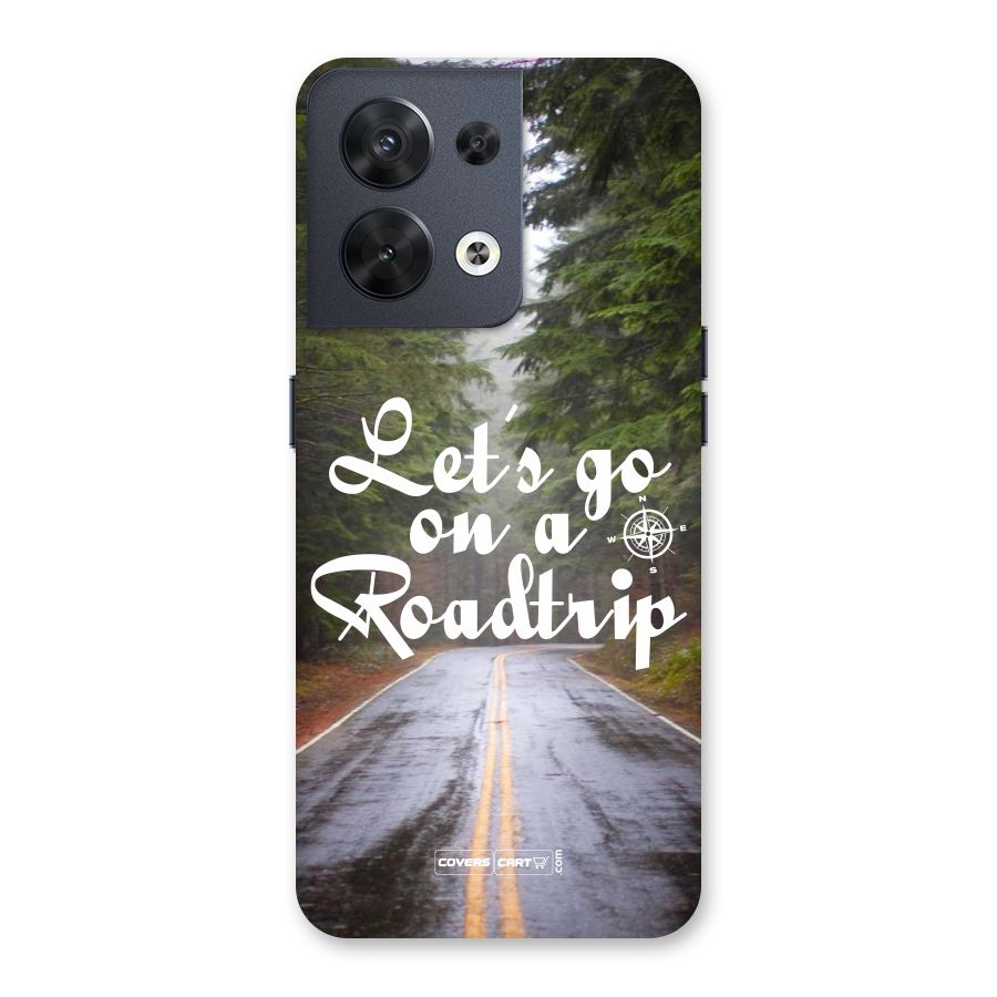Lets go on a Roadtrip Back Case for Oppo Reno8 5G