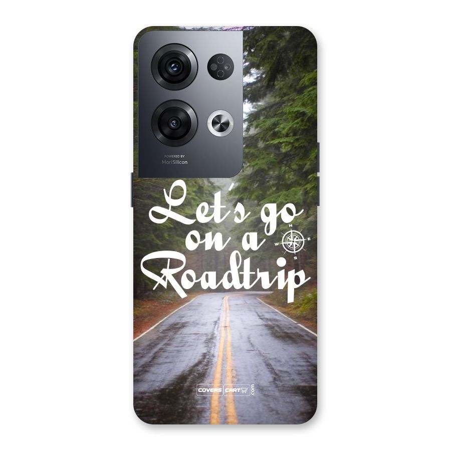 Lets go on a Roadtrip Back Case for Oppo Reno8 Pro 5G