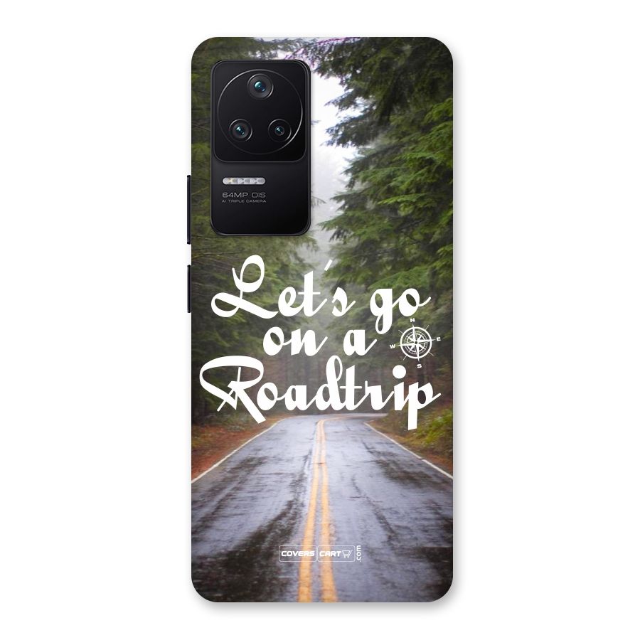 Lets go on a Roadtrip Back Case for Poco F4 5G