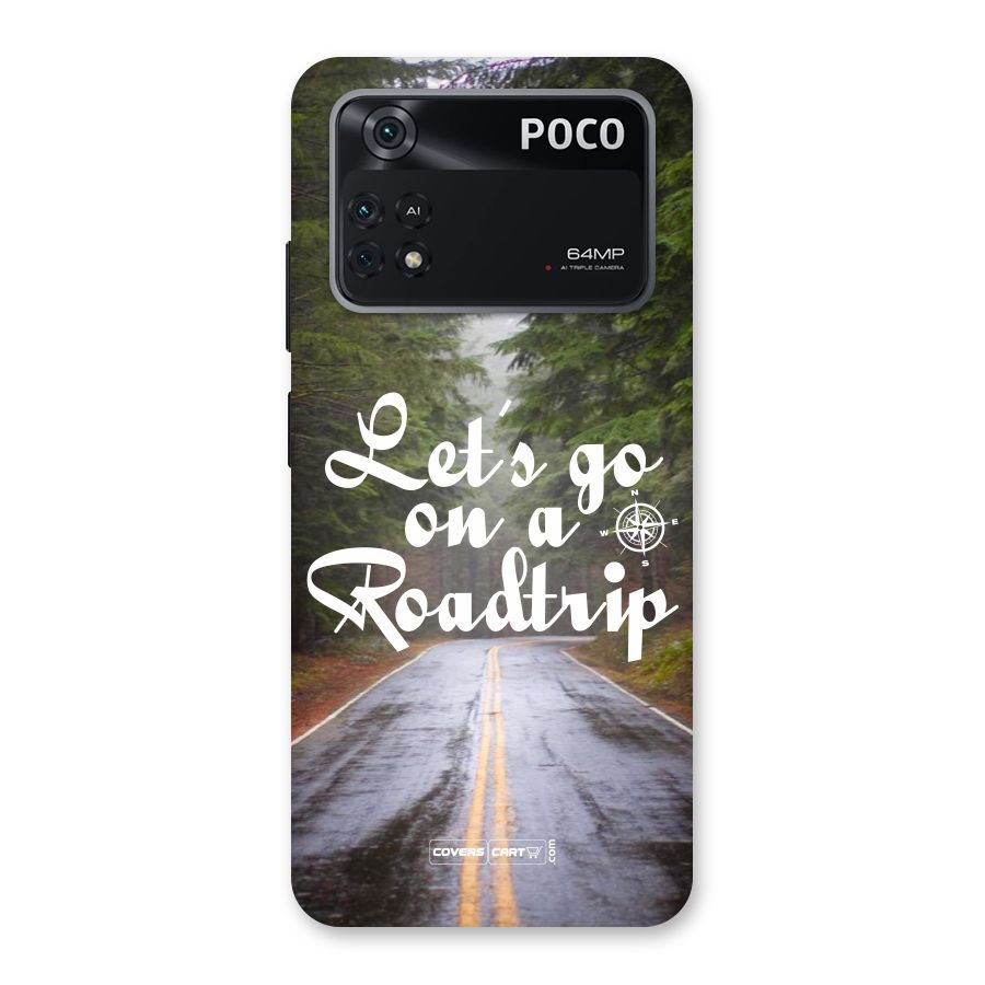 Lets go on a Roadtrip Back Case for Poco M4 Pro 4G