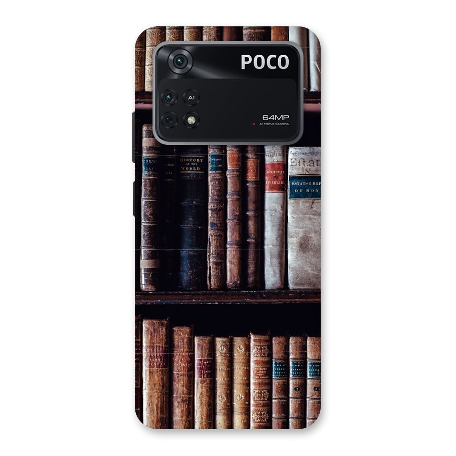 Library Love Back Case for Poco M4 Pro 4G