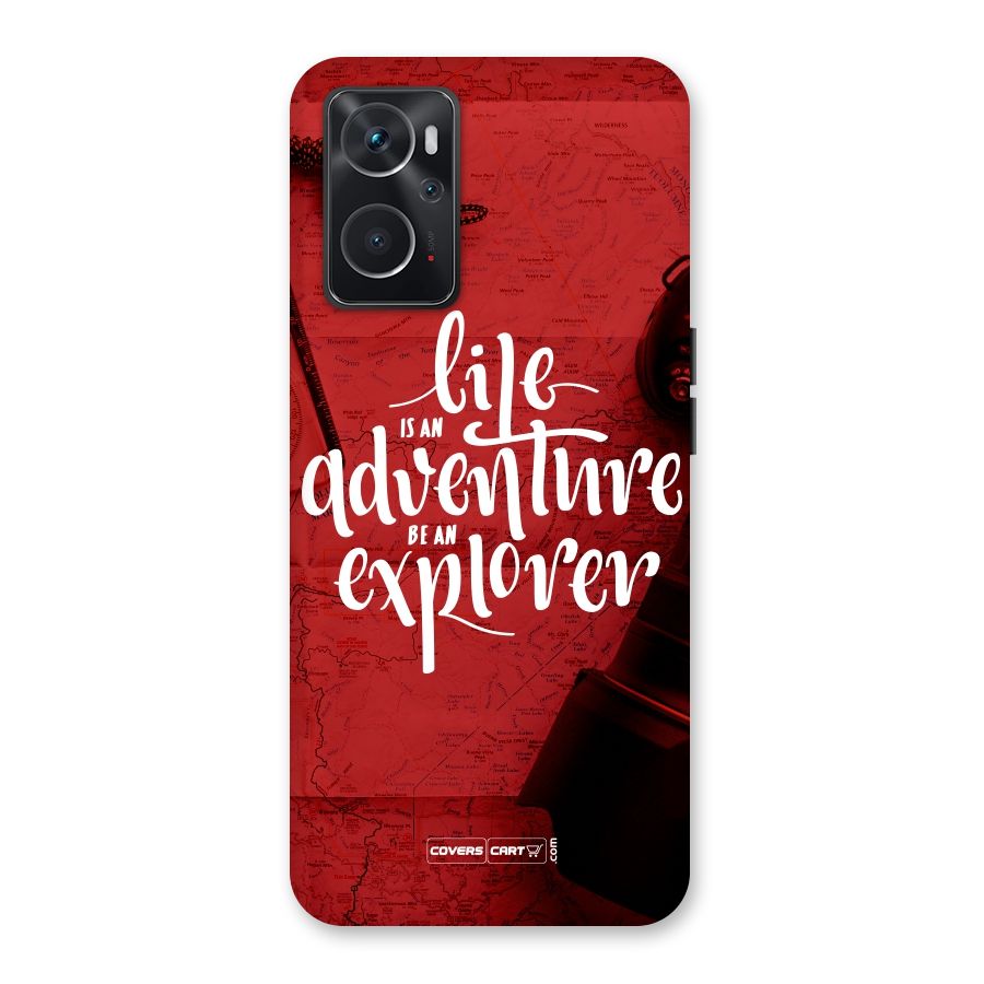 Life Adventure Explorer Back Case for Oppo K10 4G