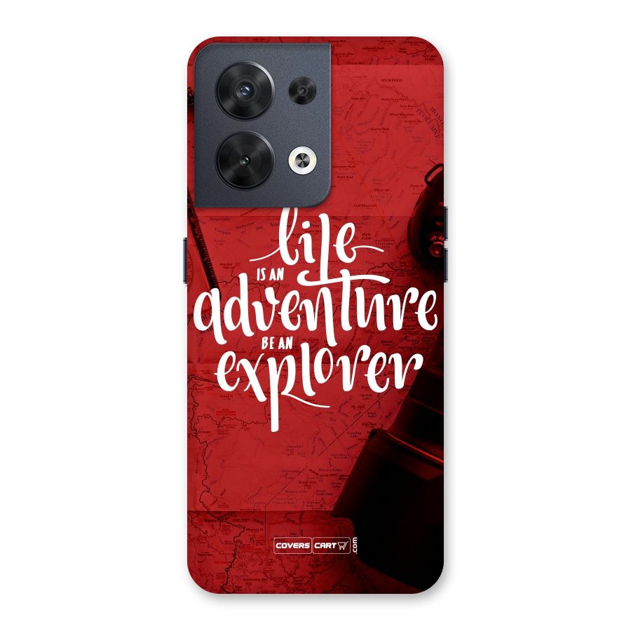 Life Adventure Explorer Back Case for Oppo Reno8 5G