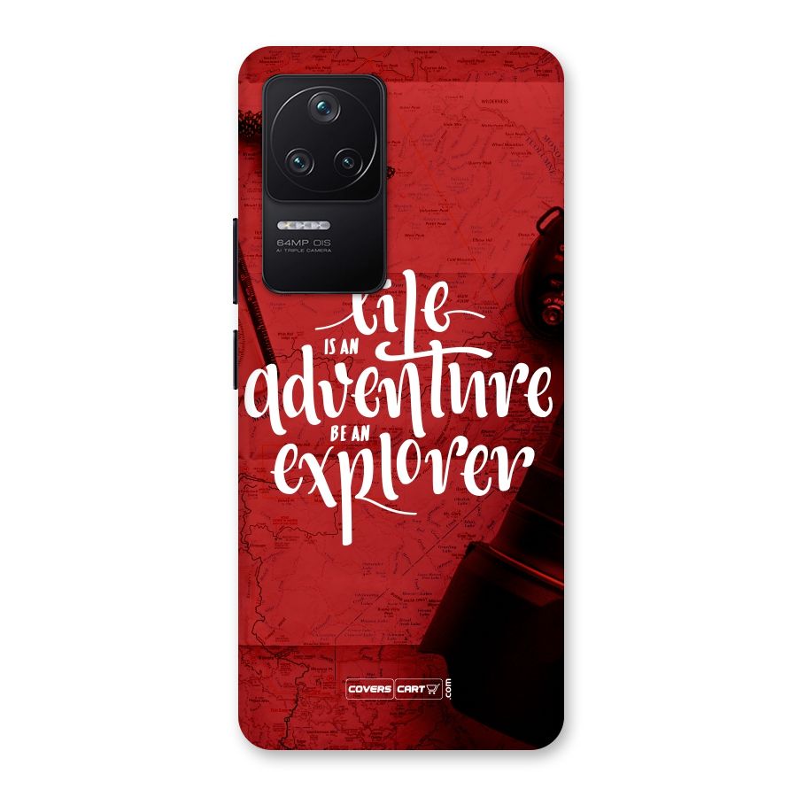 Life Adventure Explorer Back Case for Poco F4 5G