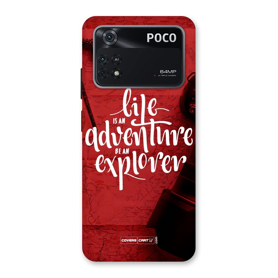 Life Adventure Explorer Back Case for Poco M4 Pro 4G