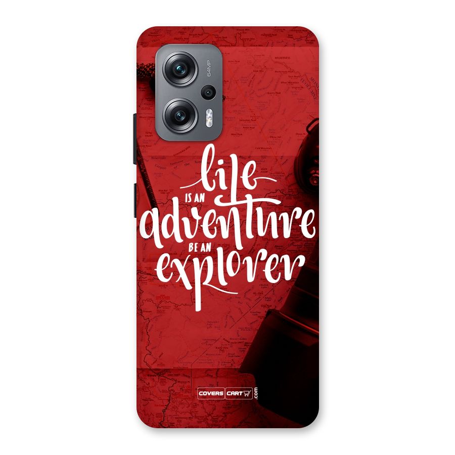 Life Adventure Explorer Back Case for Redmi K50i