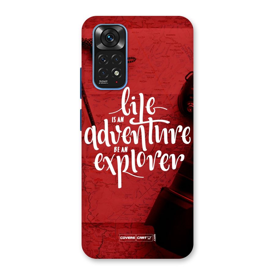 Life Adventure Explorer Back Case for Redmi Note 11S