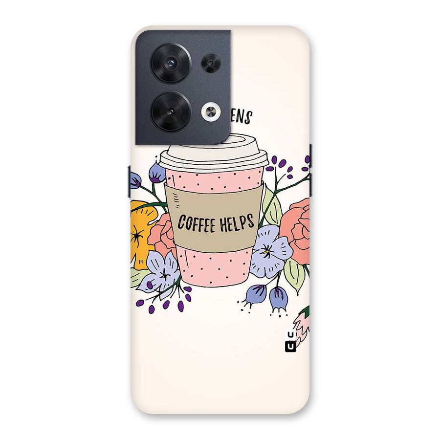 Life Happens Back Case for Oppo Reno8 5G