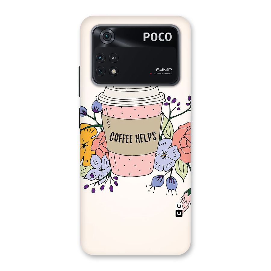 Life Happens Back Case for Poco M4 Pro 4G