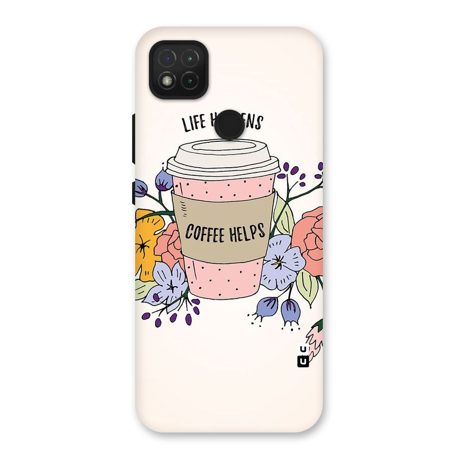 Life Happens Back Case for Redmi 9 Activ