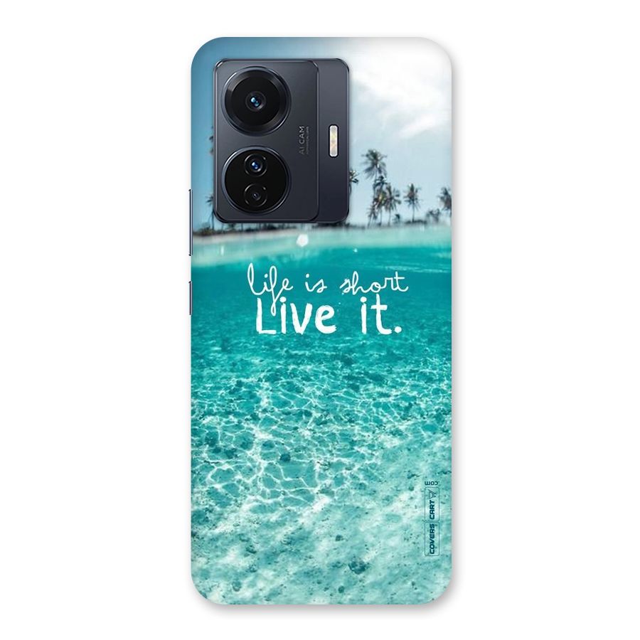 Life Is Short Back Case for Vivo T1 Pro