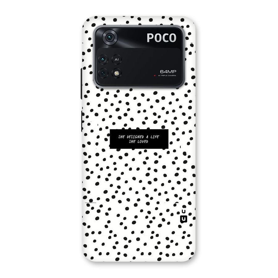 Life Loved Back Case for Poco M4 Pro 4G