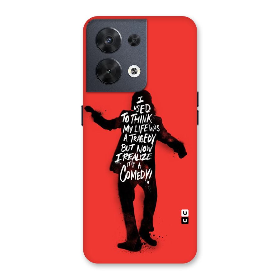Life Tragedy Comedy Back Case for Oppo Reno8 5G