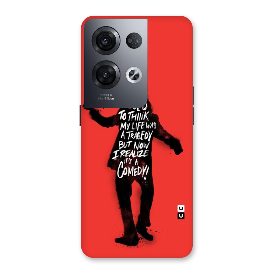 Life Tragedy Comedy Back Case for Oppo Reno8 Pro 5G