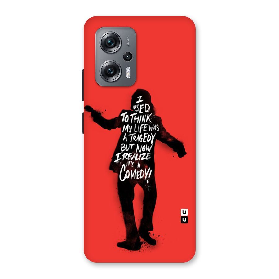 Life Tragedy Comedy Back Case for Redmi K50i