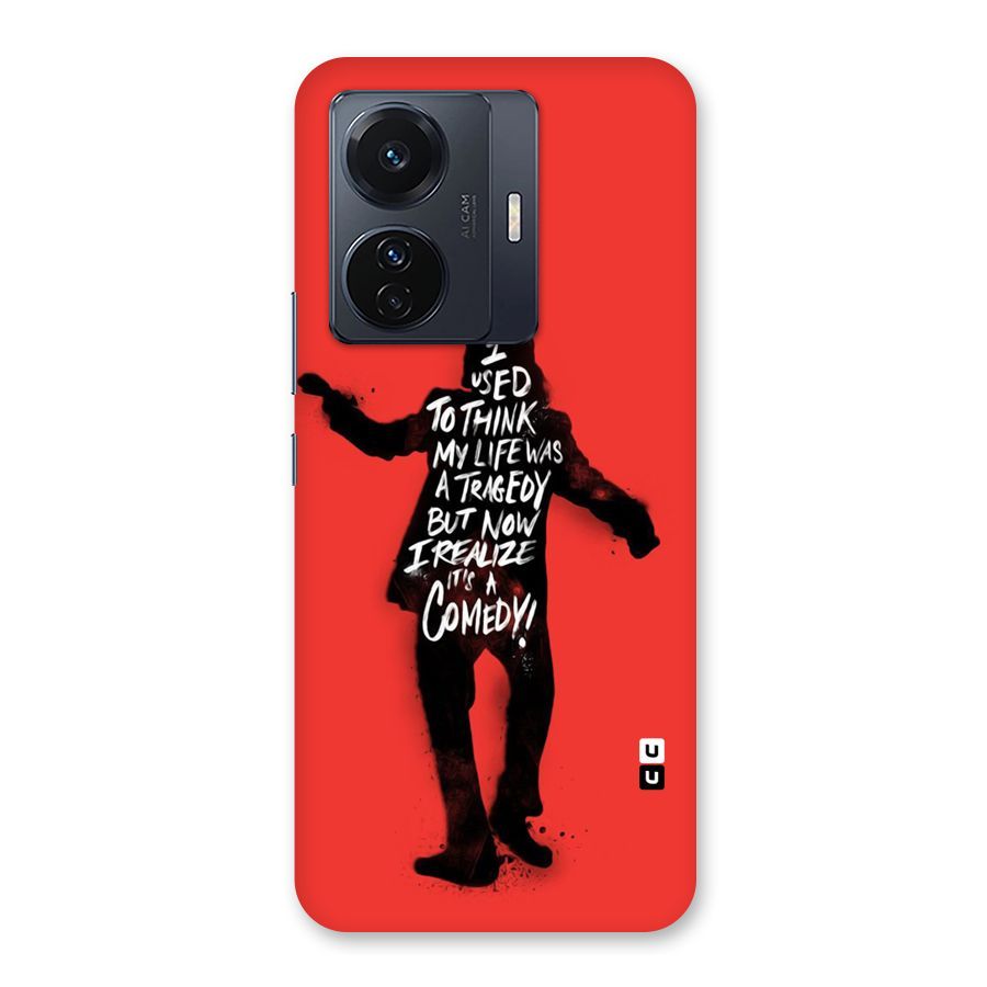Life Tragedy Comedy Back Case for Vivo T1 Pro