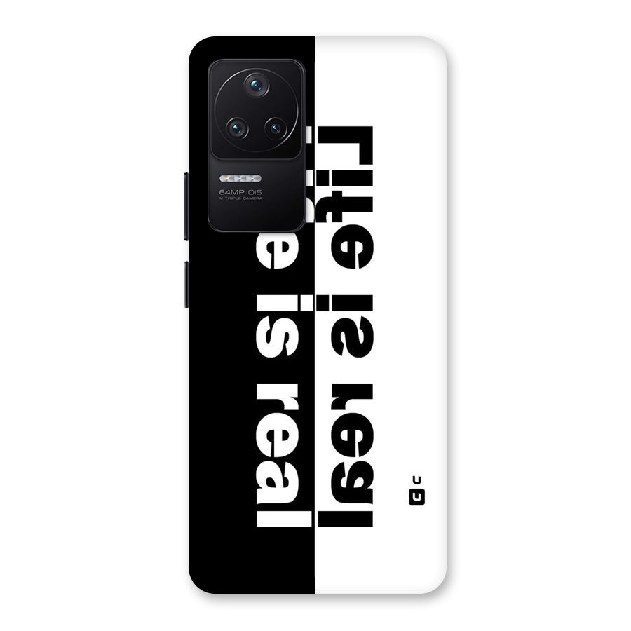 Life is Real Simple Back Case for Poco F4 5G
