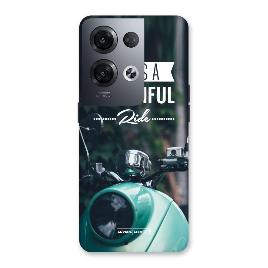 Life is a Beautiful Ride Back Case for Oppo Reno8 Pro 5G