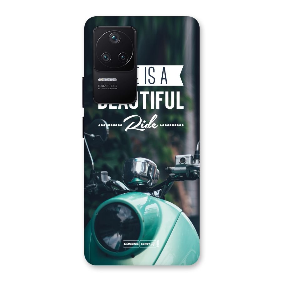Life is a Beautiful Ride Back Case for Poco F4 5G