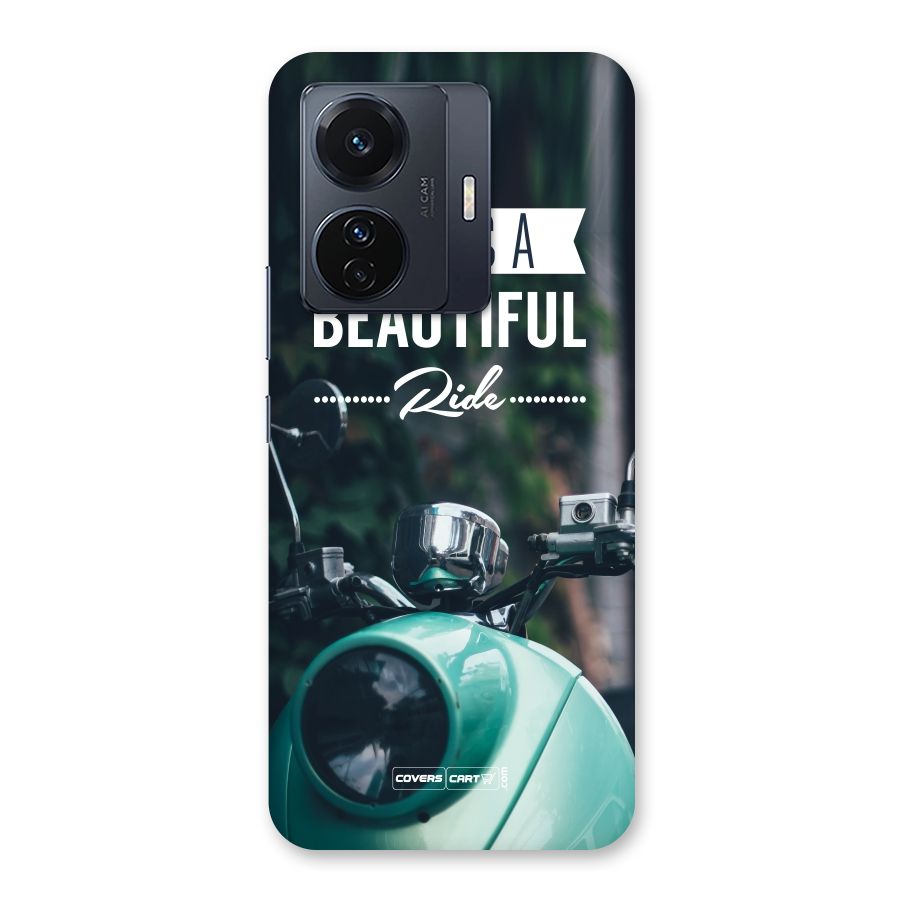 Life is a Beautiful Ride Back Case for Vivo T1 Pro