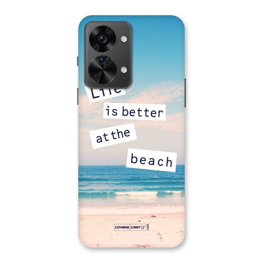 Life is better at the Beach Back Case for OnePlus Nord 2T