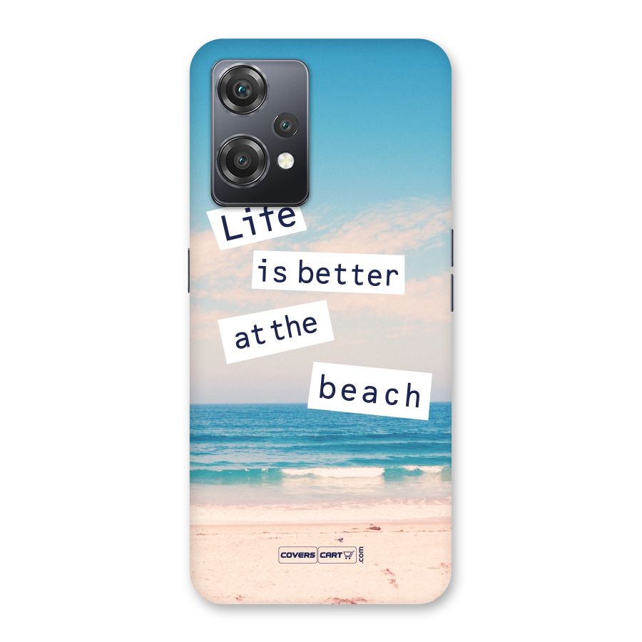 Life is better at the Beach Back Case for OnePlus Nord CE 2 Lite 5G