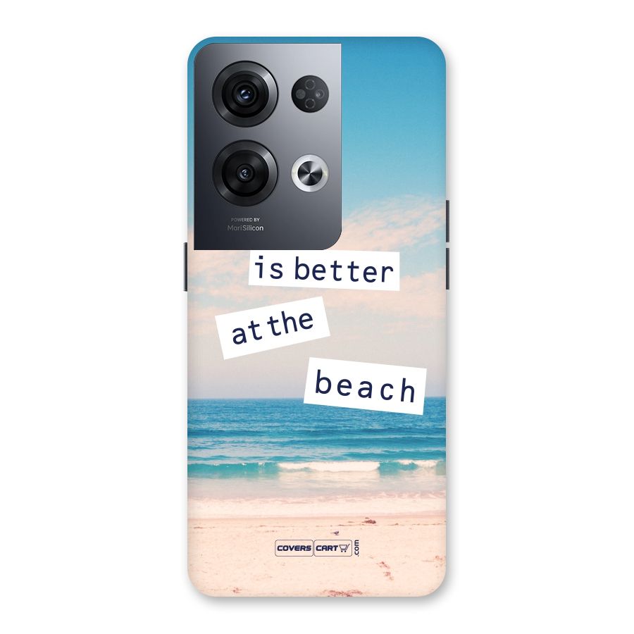 Life is better at the Beach Back Case for Oppo Reno8 Pro 5G