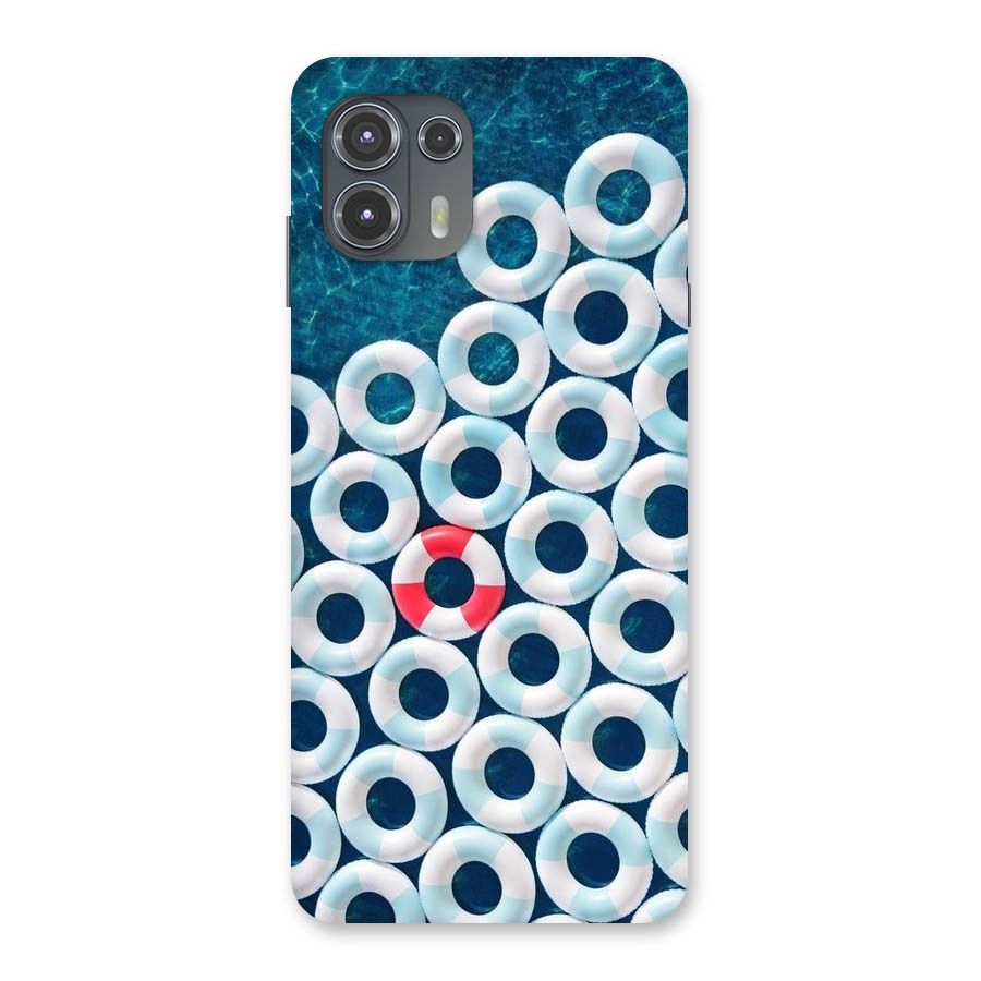 Light Blue Allure Back Case for Motorola Edge 20 Fusion