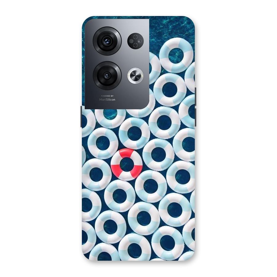Light Blue Allure Back Case for Oppo Reno8 Pro 5G