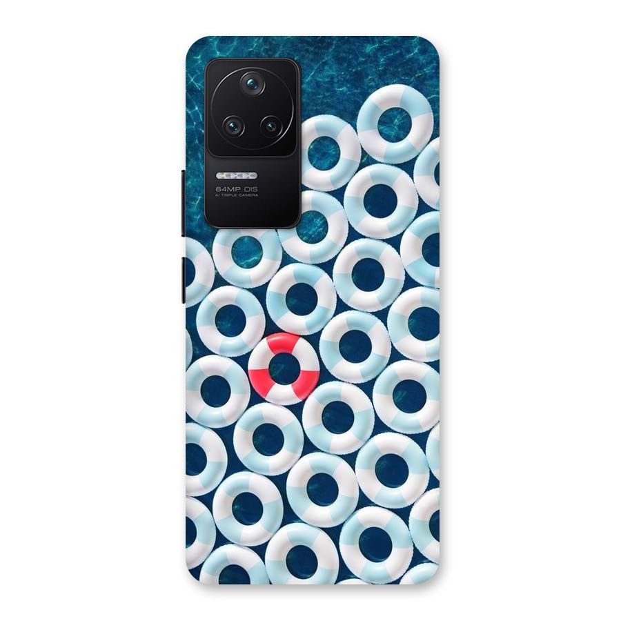 Light Blue Allure Back Case for Poco F4 5G