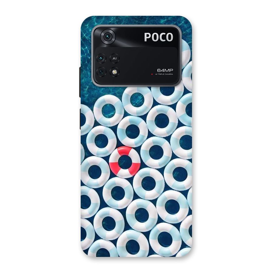 Light Blue Allure Back Case for Poco M4 Pro 4G